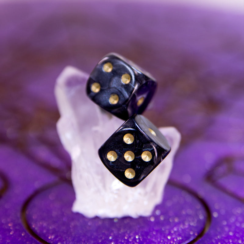 Earrings - Mini D6 Studs - Valkyrie RPG