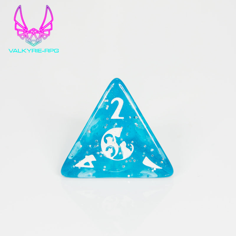 Catitude | Patterned Polyhedral Dice Set
