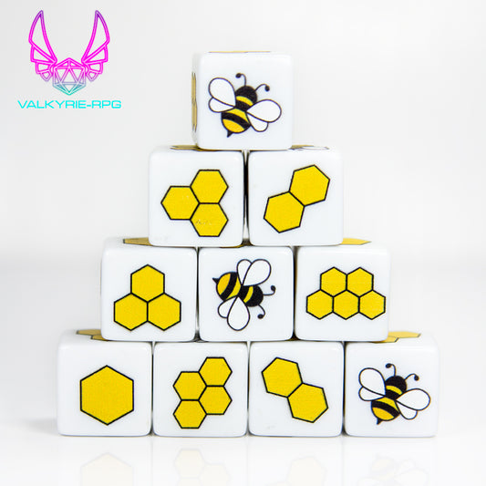 Bumbles 🐝 | D6 Novelty 10 Piece Set - Valkyrie RPG