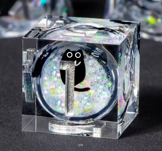 Nyan | Sharp Novelty Liquidcore Polyhedral Dice Set - Valkyrie RPG