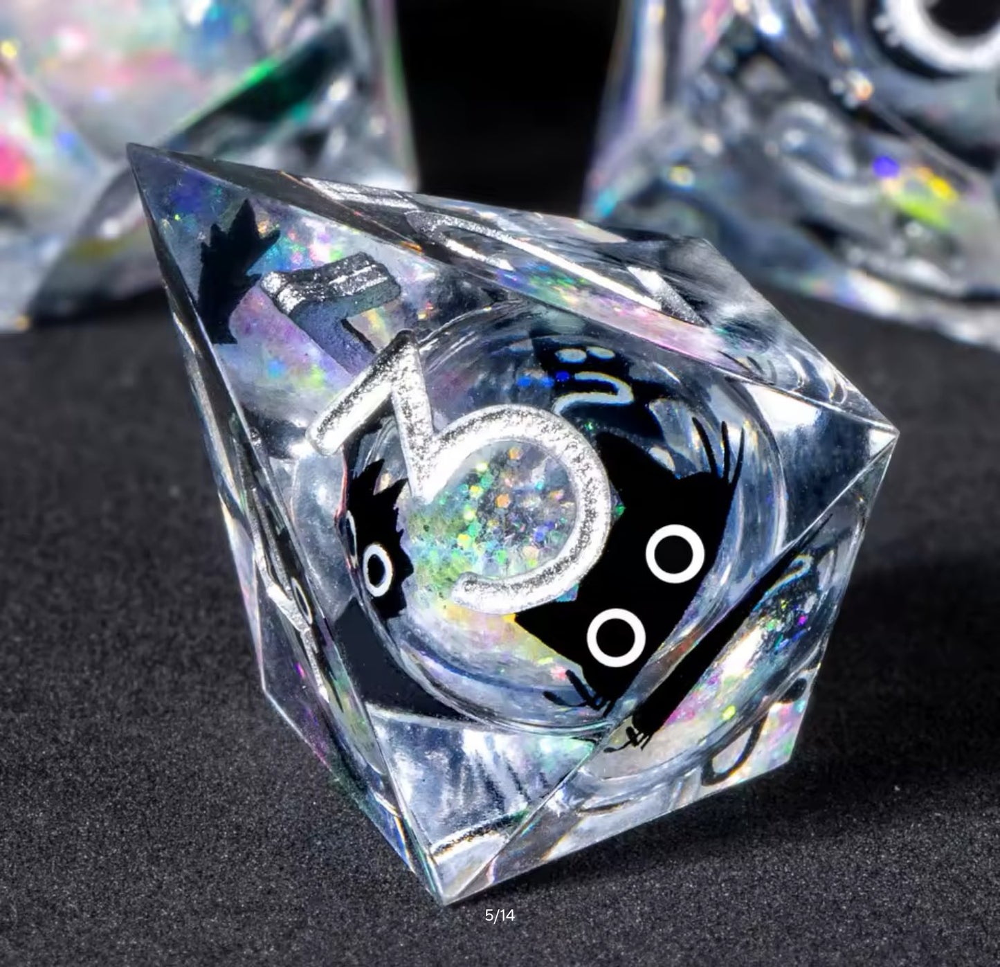Nyan | Sharp Novelty Liquidcore Polyhedral Dice Set