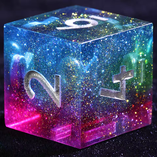 Cosmic Mirage | Sharp Polyhedral Dice Set - Valkyrie RPG