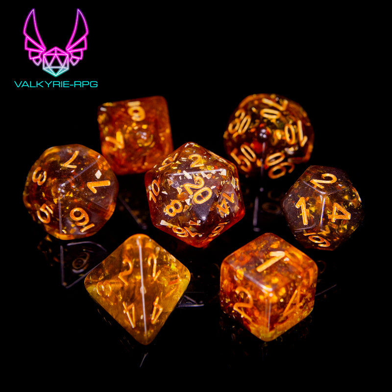 Dearth | Glitter Polyhedral Dice Set