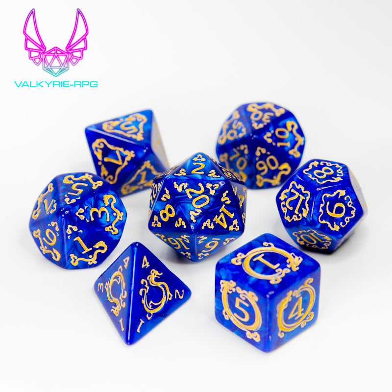Divinity | Novelty Polyhedral Dice Set - Valkyrie RPG