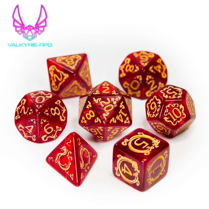 Divinity | Novelty Polyhedral Dice Set - Valkyrie RPG