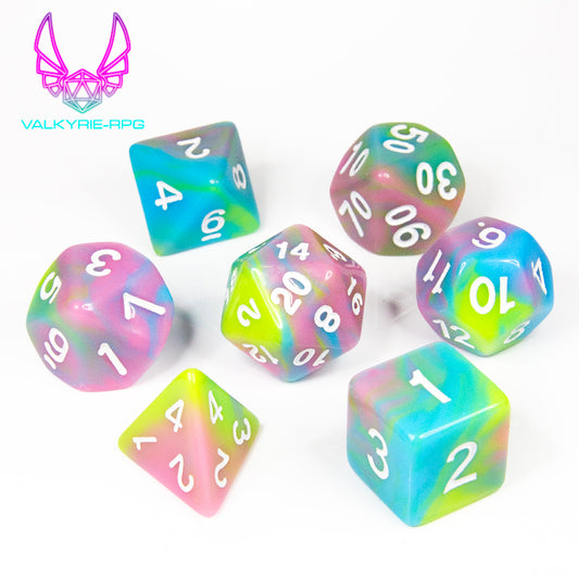 Dreamer | Polyhedral Fusion Dice Set - Valkyrie RPG