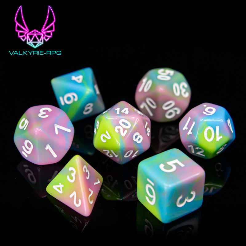 Dreamer | Polyhedral Fusion Dice Set - Valkyrie RPG