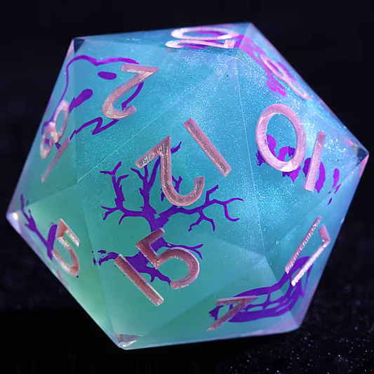 Eerie | Sharp Polyhedral Dice Set - Valkyrie RPG