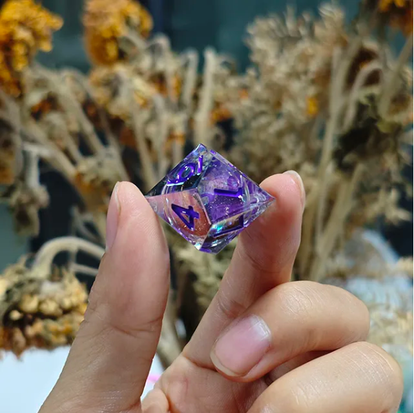 Symbiotic | Sharp Liquidcore Polyhedral Dice Set - Valkyrie RPG