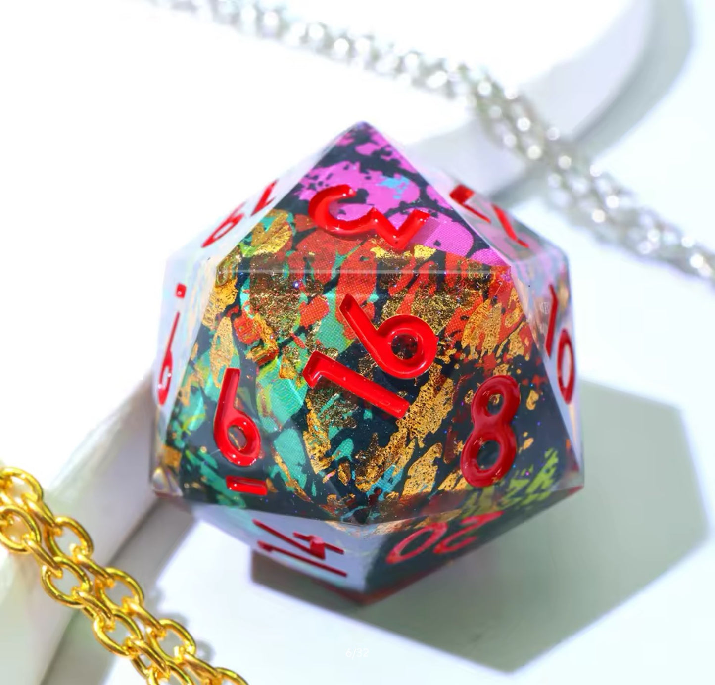 Anarchy | Sharp Novelty Polyhedral Dice Set