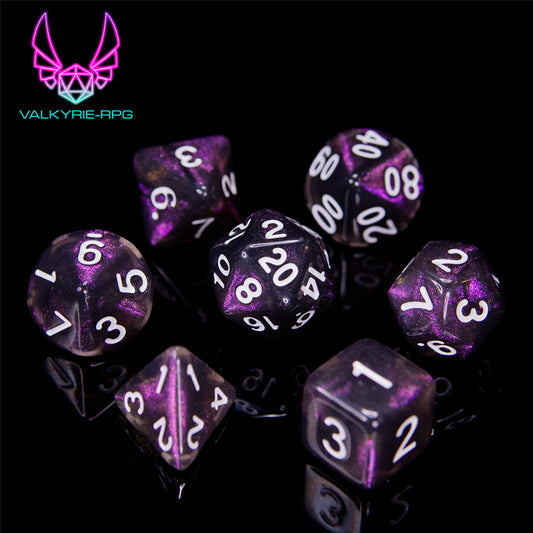 Gloom | Glitter Polyhedral Dice Set