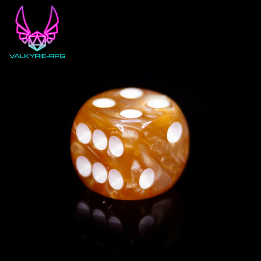 Pearl Gold | 10 x D6 Set - Valkyrie RPG