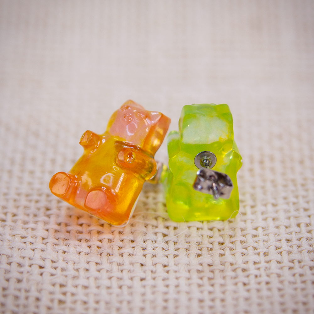 Earrings - Gummy Bear Stud - Valkyrie RPG