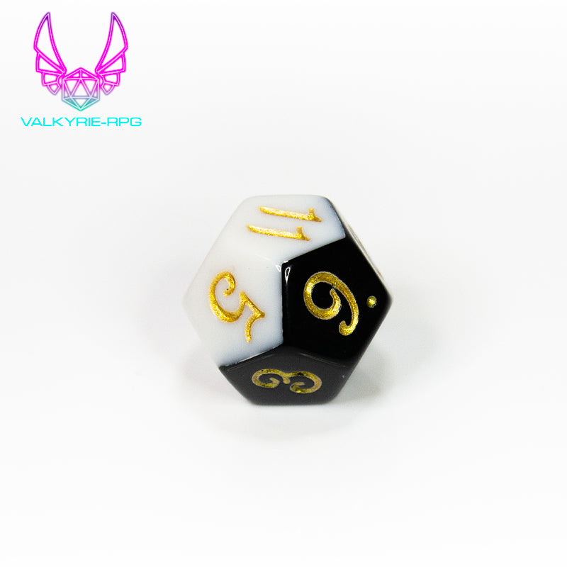 Jack | Split Colour Polyhedral Dice Set - Valkyrie RPG