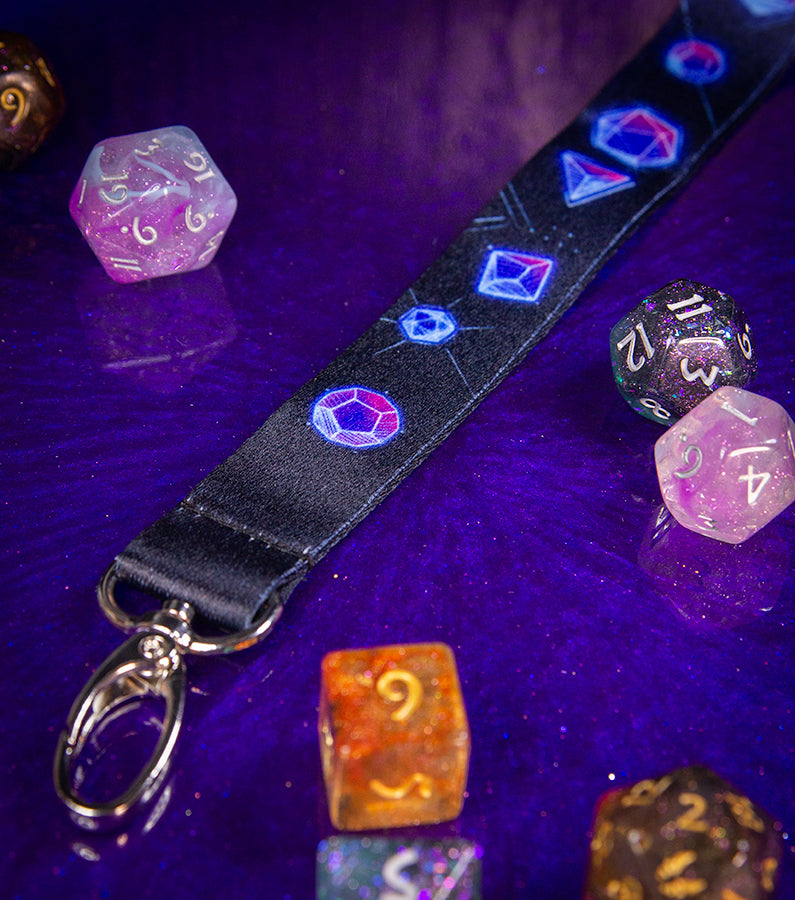 Retro Dice Lanyard - Valkyrie RPG