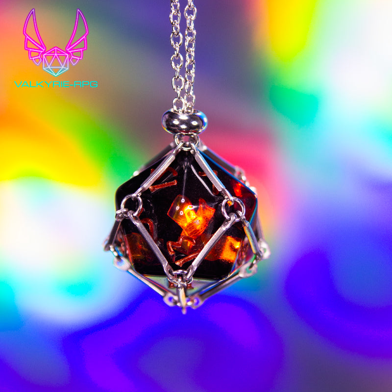 Mothman D20 Necklace - Valkyrie RPG