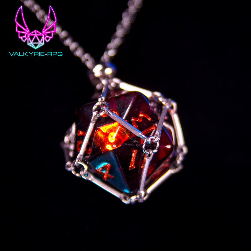 Mothman D20 Necklace - Valkyrie RPG