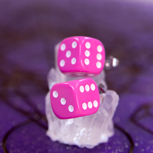 Earrings - Mini D6 Studs - Valkyrie RPG