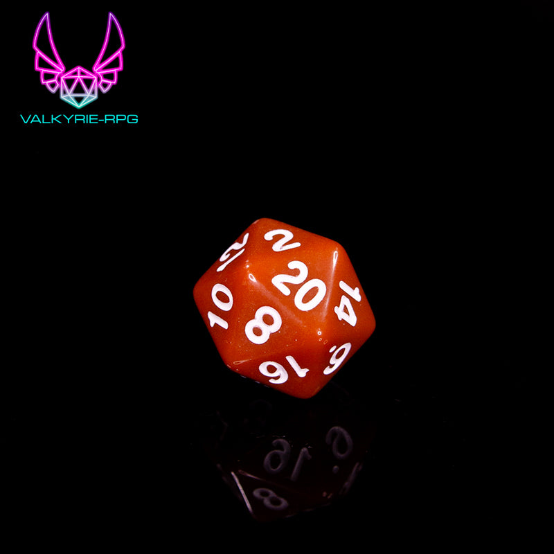 Mocha | Polyhedral Dice Set - Valkyrie RPG