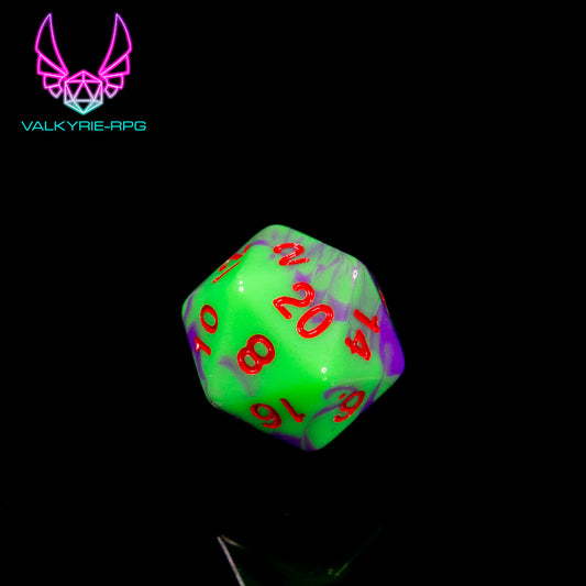 Toxicity | Fusion Polyhedral Dice Set - Valkyrie RPG