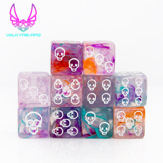 Skulls 💀 | D6 Novelty 10 Piece Set