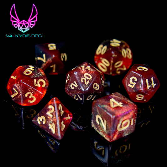 Quasar | Glitter Polyhedral Dice Set - Valkyrie RPG