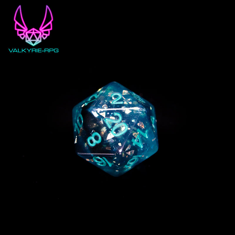 Repose | Glitter Polyhedral Dice Set