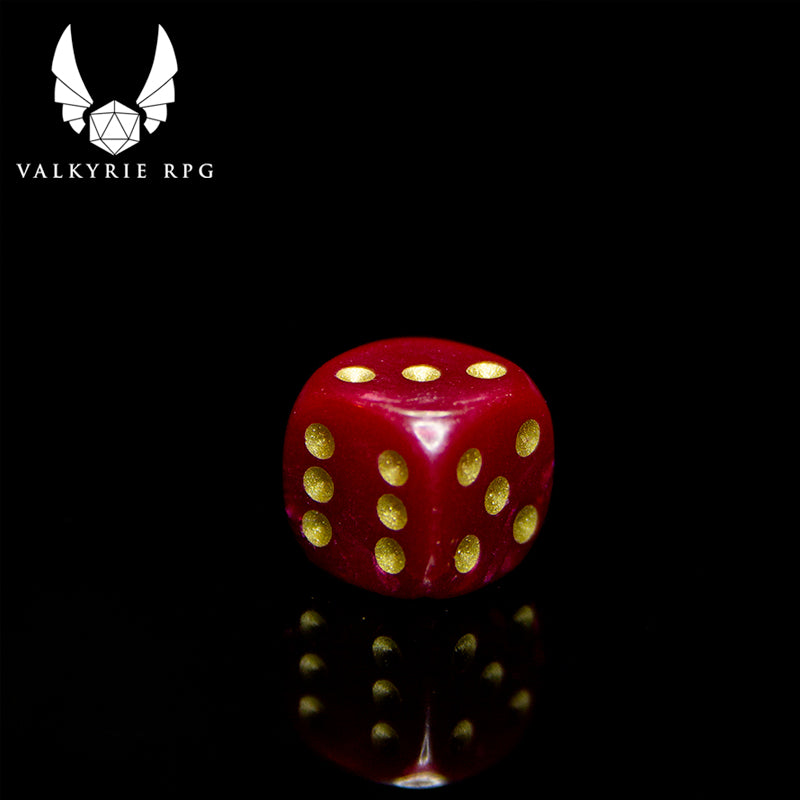 Earrings - Mini D6 Studs - Valkyrie RPG