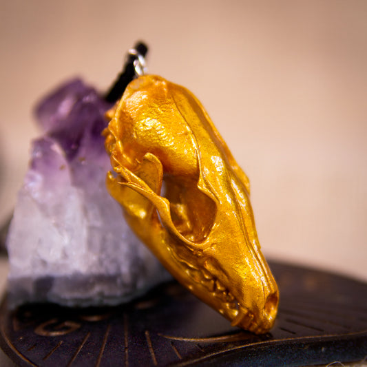 Necklace - Painted Wolf skulls - Valkyrie RPG