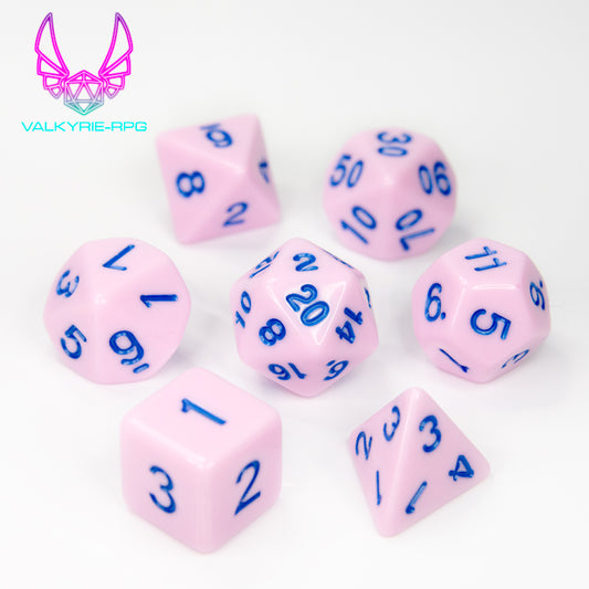Strawberry Crème | Polyhedral Dice Set