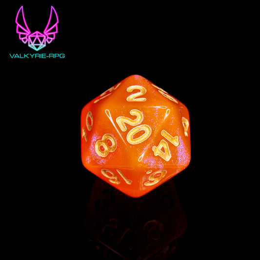 Temperance | Glitter Polyhedral Dice Set