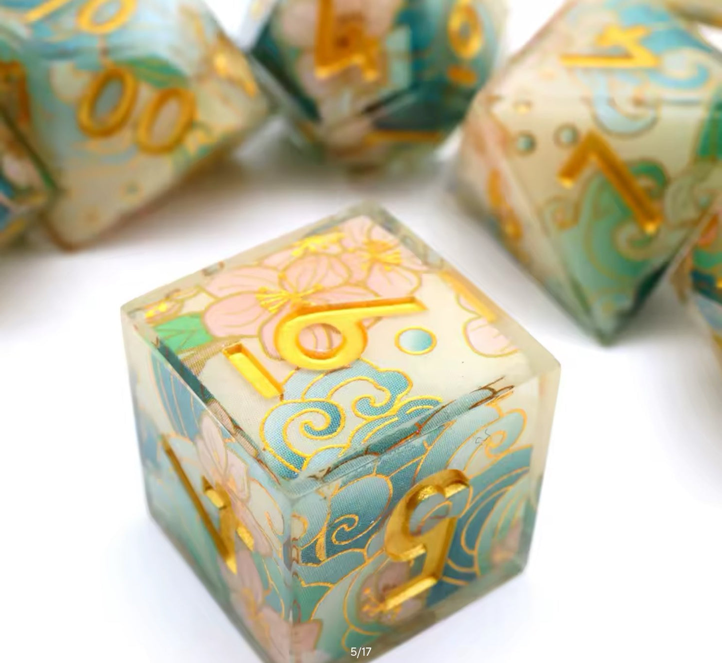 Umi | Sharp Polyhedral Dice Set - Valkyrie RPG