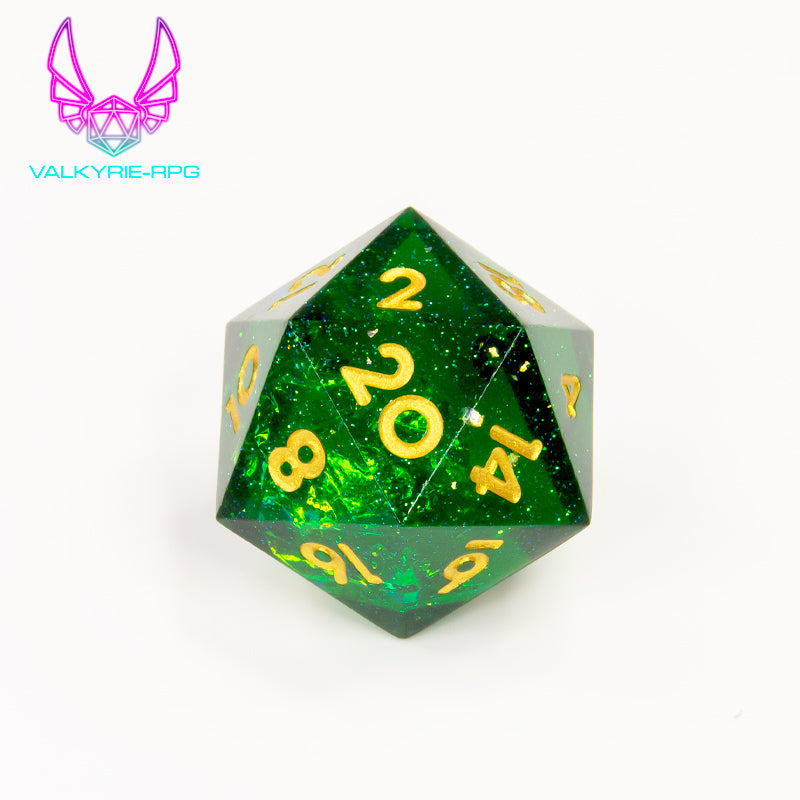 Verdant | Sharp Polyhedral Dice Set - Valkyrie RPG