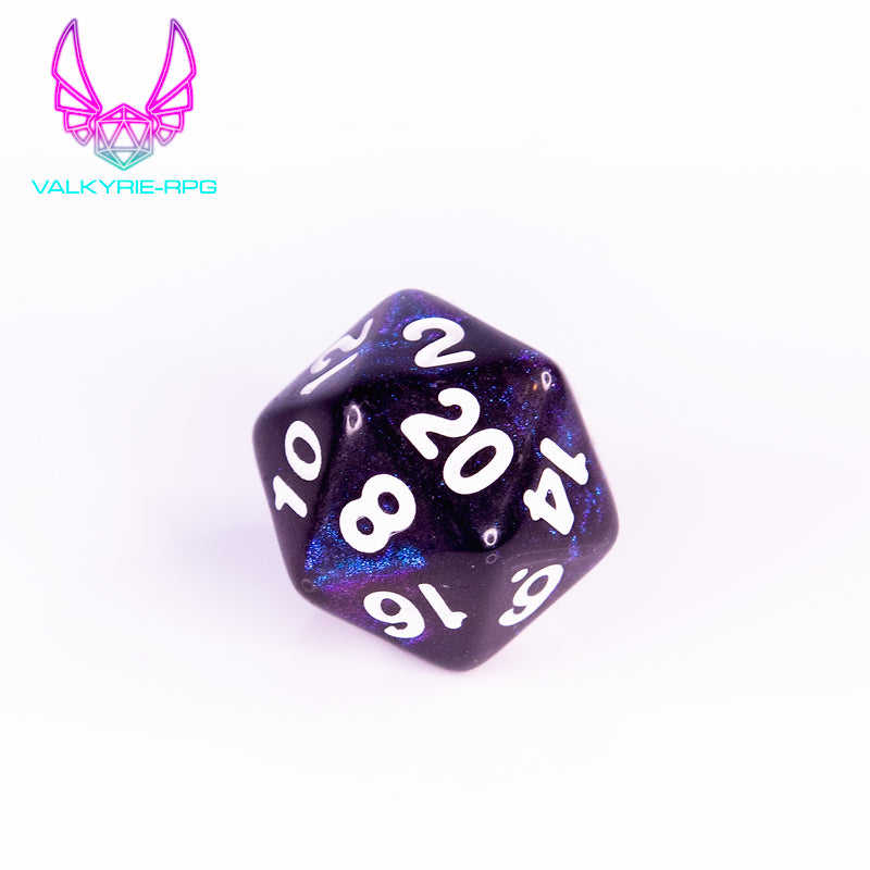 Woe | Glitter Polyhedral Dice Set