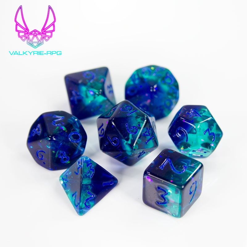 Zaratan | Valkyrie RPG Exclusive Polyhedral Dice Set - Valkyrie RPG