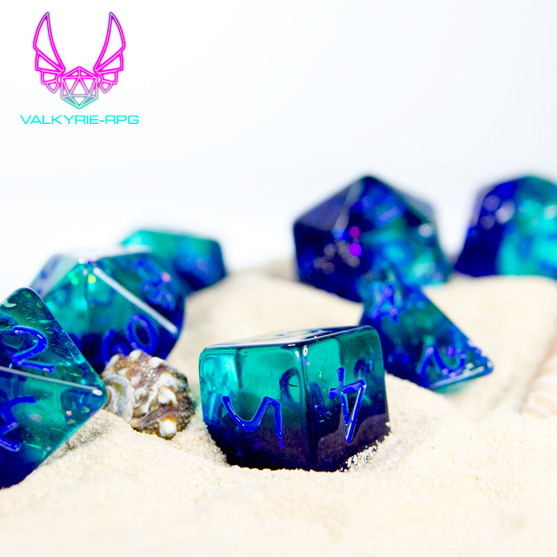 Zaratan | Valkyrie RPG Exclusive Polyhedral Dice Set - Valkyrie RPG