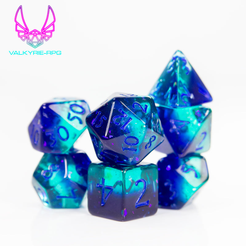 Zaratan | Valkyrie RPG Exclusive Polyhedral Dice Set - Valkyrie RPG