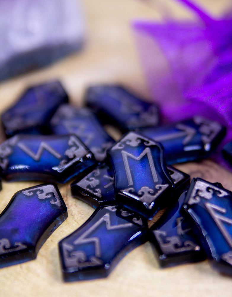 Runes - Mystic Blue (Handmade) - Valkyrie RPG