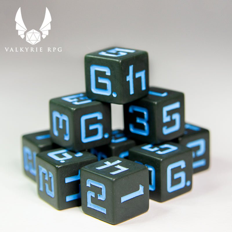 D6 Set - Mary Kenneth Keller - Valkyrie RPG