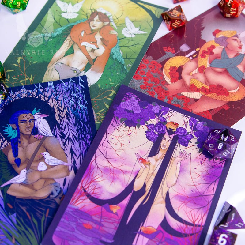HEXED - A6 Art Cards - Valkyrie RPG