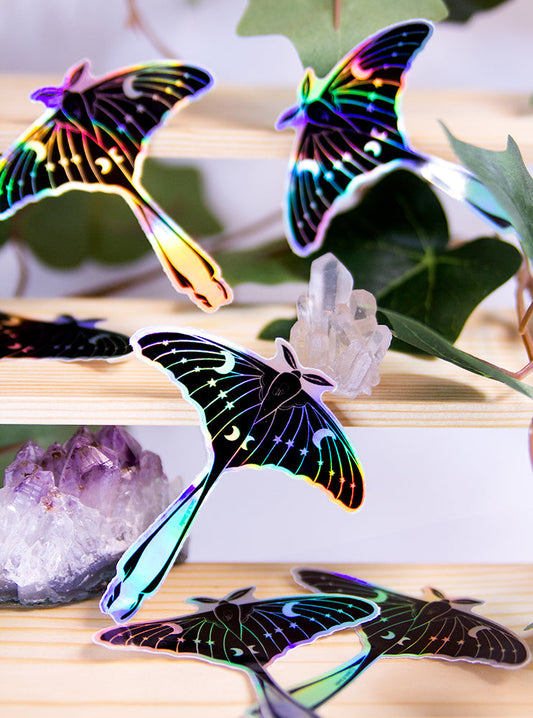 Holo Comet Moth Sticker - Valkyrie RPG