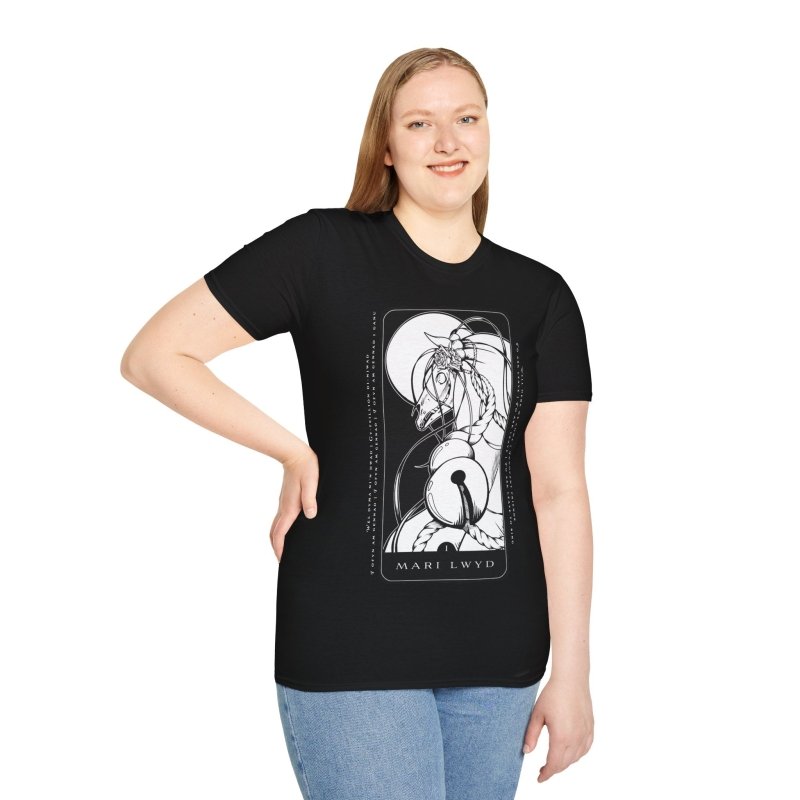 Mari Lwyd - Tarot tshirt - Valkyrie RPG