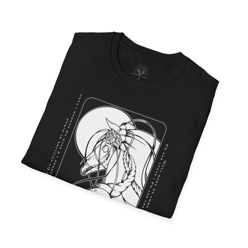 Mari Lwyd - Tarot tshirt - Valkyrie RPG