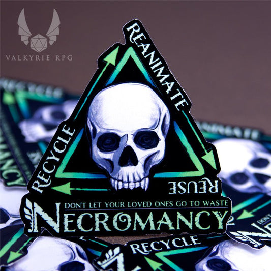 Necromancy Sticker - Valkyrie RPG