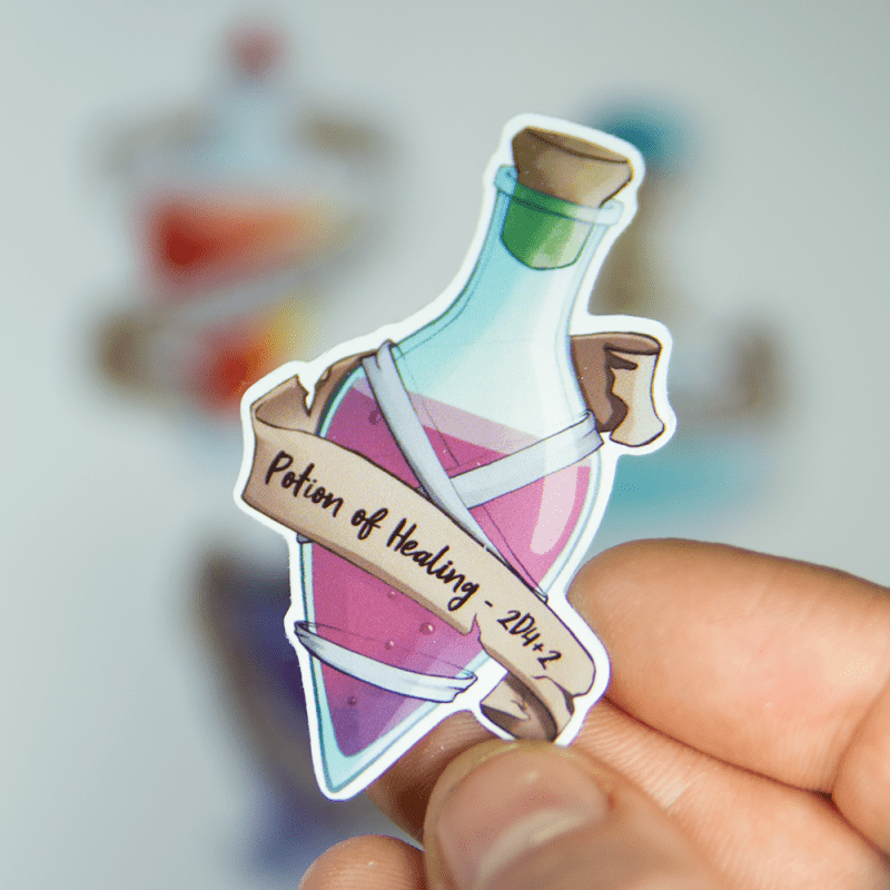 Potions of Healing Sticker Set - Valkyrie RPG