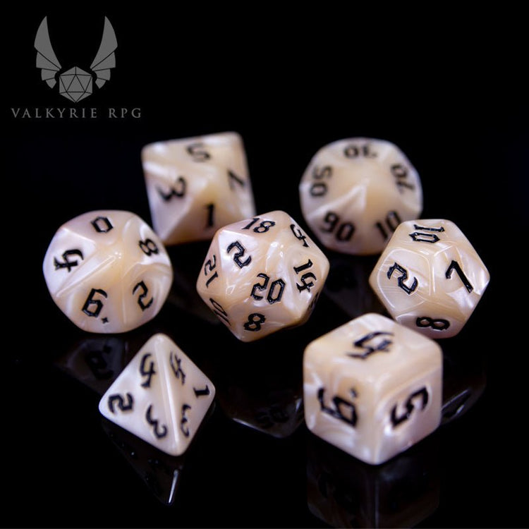 Pearlescent Dice Sets - Valkyrie RPG