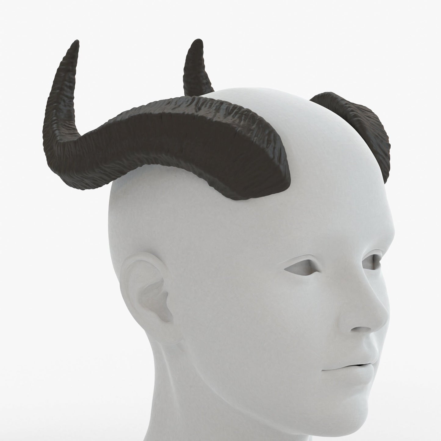 DIY Horns - Large Wavy Devil