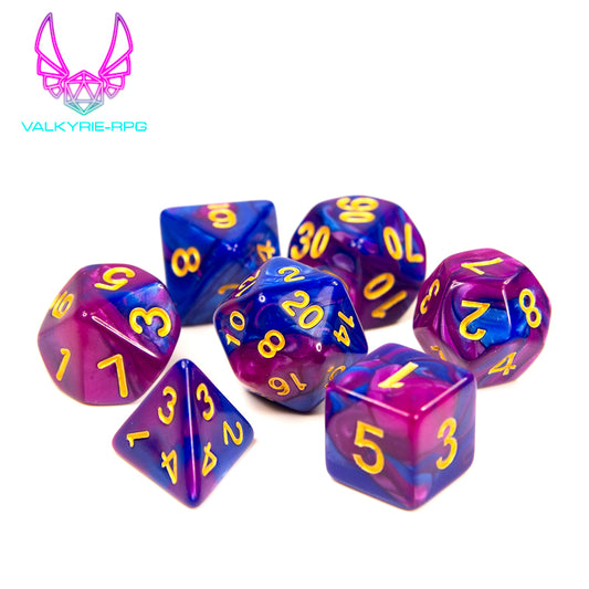 Ambition | Fusion Polyhedral Dice Set - Valkyrie RPG