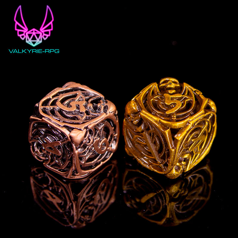 Corpus | Forge Metal Polyhedral Dice Set - Valkyrie RPG