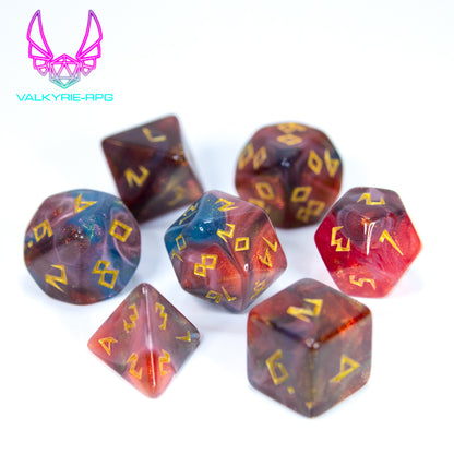 Divine | Glitter Fusion Polyhedral Dice Set